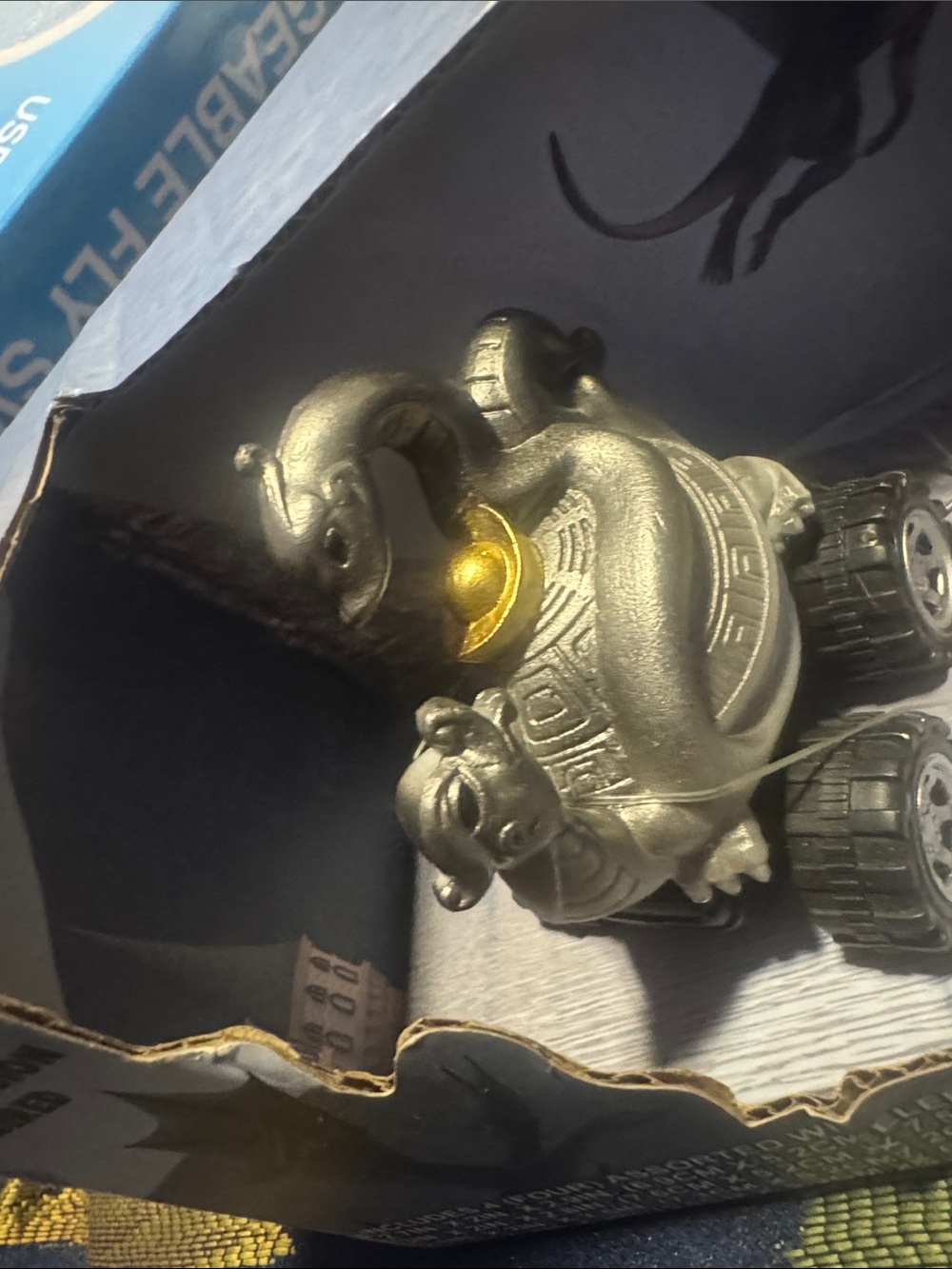 Gold Turtle Ride-On Toy Car for Kids